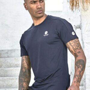 Men's Letter Print Sports T-Shirt Workout Tops