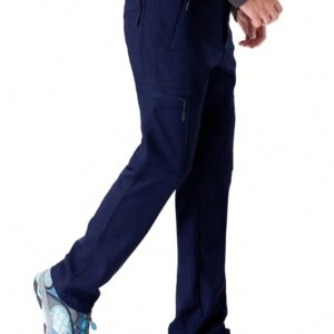 Boyfriend Style Men's Zipper Pockets Sport Pants - Image 3