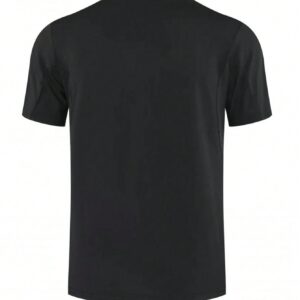 Boyfriend Style Men's Short Sleeve Solid Color Sports Polo Shirt Workout Tops Golf Shirt - Image 4