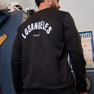 Boyfriend Style Men'S Letter Pattern Long Sleeve Sports Sweatshirt Boyfriend Style Men Sweatshirt Los Angeles Sweatshirtmoletom Corinthiansblack Men Sweatshirtsmen's Sweat Shirtsmen's Sweatshirts