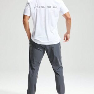 Men'S Letter Print Short Sleeve Athletic T-Shirt Workout Tops - Image 3