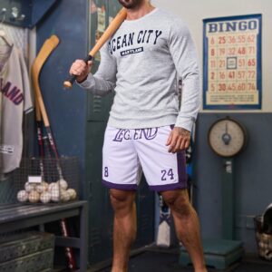 Men's Letter Printed Sport Sweatshirt Men Sweatshirt - Image 6