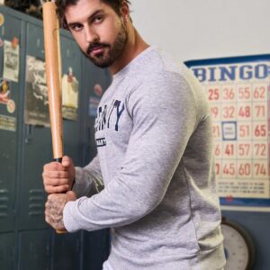 Men's Letter Printed Sport Sweatshirt Men Sweatshirt - Image 4