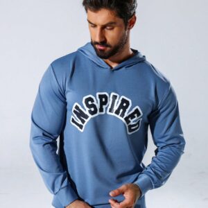 Men's Letter Print Hooded Sports Sweatshirt Hoodie Men Sweatshirt - Image 3