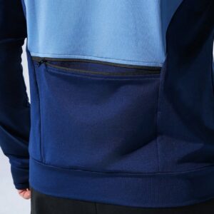 Boyfriend Style Men's Color Block Hooded Sports Hoodie Boyfriend Style Men Sweatshirt - Image 4