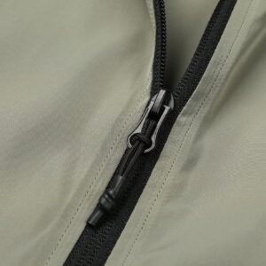 Men'S Contrast Color Zipper Sports Jacket Workout Tops - Image 4
