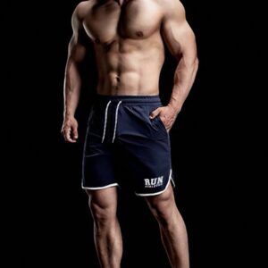 Men's Letter Print Sports Shorts