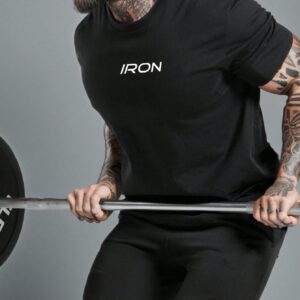 Men's Letter Printed Athletic T-Shirt Workout Tops - Image 3