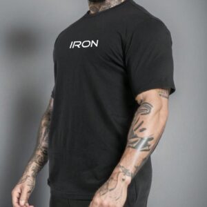Men's Letter Printed Athletic T-Shirt Workout Tops - Image 4