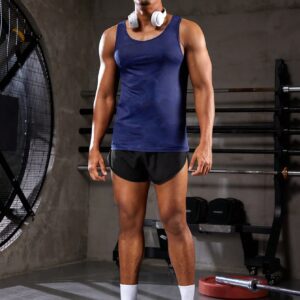 Boyfriend Style Men's Camouflage Pattern Sports Tank Top Workout Tops - Image 5