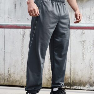 Men's Solid Color Elastic Waist Jogger Pants With Slanted Pockets - Image 3