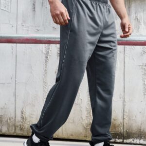 Men's Solid Color Elastic Waist Jogger Pants With Slanted Pockets - Image 4