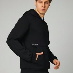 Men'S Letter Printed Hooded Sports Sweatshirt Hoodie Men Sweatshirt - Image 3