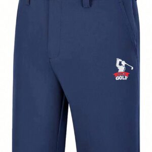 Men's Printed Sport Shorts With Diagonal Pockets