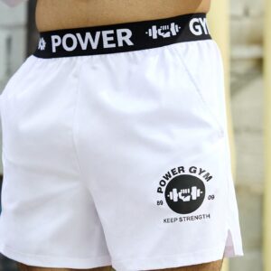 Men's Letter Print Drawstring Waist Sports Shorts Jogger Shorts 4-Piece Set - Image 4