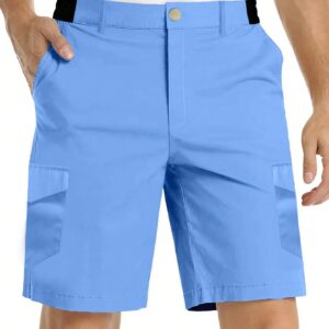 Boyfriend Style Men's Color-Block Utility Sports Shorts Jogger Shorts