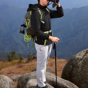 Men's Zippered Front Long Sleeve Hooded Sports Coat - Image 6