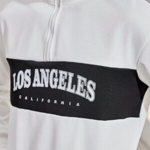 Men's Letter Printed Long Sleeve Zipper Sports Sweatshirt Men Sweatshirt Los Angeles Sweatshirtmen's Sweatshirtssportswear Menmen's Sweat Shirtsromwe Men Hoodie - Image 7