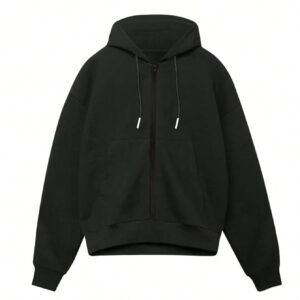 Boyfriend Style Men'S Letter Printed Kangaroo Pocket Hooded Sweatshirt Workout Tops - Image 3
