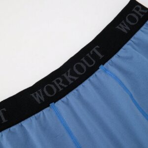 Men's Color Block Sports Shorts Jogger Shorts 2-Piece Set - Image 4