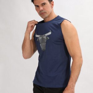 Boyfriend Style Men's Printed Casual Fashionable Sports Tank Top - Image 4