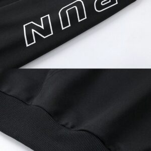 Men's Letter Printed Hooded Sports Sweatshirt Hoodie Men Sweatshirt - Image 5