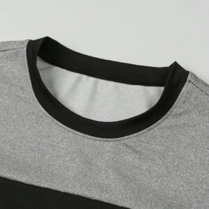 Men's Letter & Tiger Pattern Printed Sporty Long Sleeve T-Shirt Workout Tops - Image 5