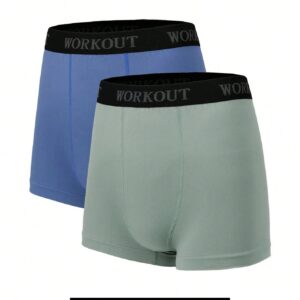 Men's Color Block Sports Shorts Jogger Shorts 2-Piece Set