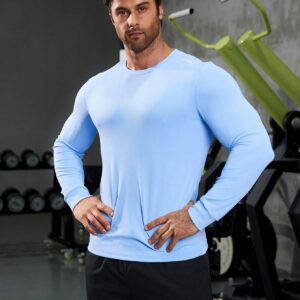 Boyfriend Style Men's Solid Color Embroidered Sportswear Sweatshirt Boyfriend Style Men Sweatshirt