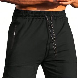 Men's Drawstring Waist Sports Shorts Jogger Shorts - Image 3