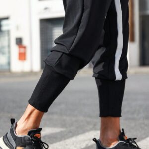 Boyfriend Style Men's Color Block Letter Printed Sport Pants - Image 5
