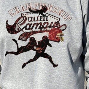 Boyfriend Style Men's Character & Letter Print Sports Sweatshirt Boyfriend Style Men Sweatshirt - Image 3