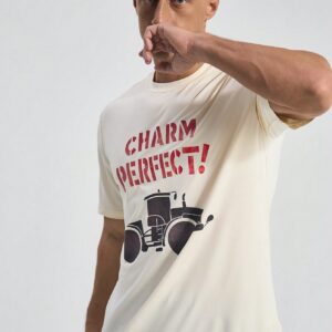 Boyfriend Style Men's Summer Round Neck Printed Short Sleeve Casual Sports T-Shirt With Letter Print - Image 6