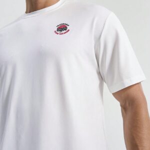 Boyfriend Style Men's Mountain And Slogan Print Short Sleeve Sports T-Shirt - Image 4