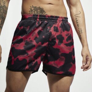 Boyfriend Style Men's Tie-Dye Elastic Waist Sports Shorts Jogger Shorts
