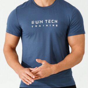 Boyfriend Style Men Simple Printed Loose Sport T-Shirt - Image 7