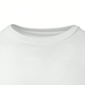 Boyfriend Style Men Round Neck Short Sleeve Sport T-Shirt With Letter Print - Image 3