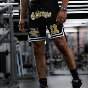 Boyfriend Style Men Fashionable Sporty Printed Loose Fit Athletic Shorts Jogger Shorts - Image 3