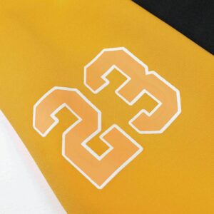 Boyfriend Style Men's Spring And Autumn Casual Color Block Baseball Collar Jacket With Letter And Number Print Workout Tops - Image 7