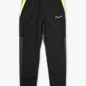 Boyfriend Style Men's Elastic Waist Loose Fit Tapered Sports Pants With Letter Prints