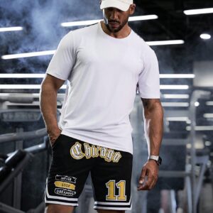Boyfriend Style Men's Fashionable Solid Color Loose Fit Casual Sports T-Shirt