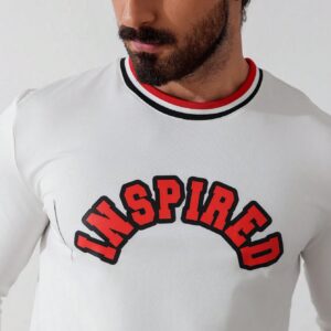 Boyfriend Style Men's Fashion Long Sleeve Printed Sports Sweatshirt Boyfriend Style Men Sweatshirt Tute Sportive Uomosportswear Menmens Long Sleeve Topsmen Long Sleeve Topmen White Long Sleeve - Image 6