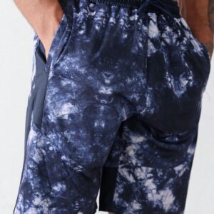 Boyfriend Style Men's Tie-Dye Casual Sport Shorts For Everyday Wear Jogger Shorts - Image 3