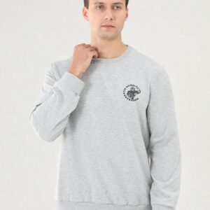 Boyfriend Style Men's Slogan Printed Round Neck Long Sleeve Casual Sportswear Boyfriend Style Men Sweatshirt - Image 7