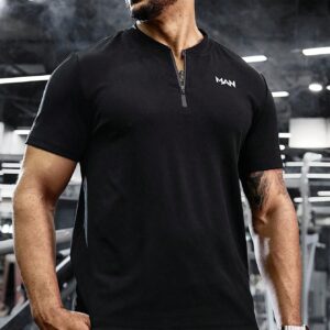 Boyfriend Style Men Boyfriend Style Mended Solid Color Short Sleeve Sports Polo T-Shirt Golf Shirt
