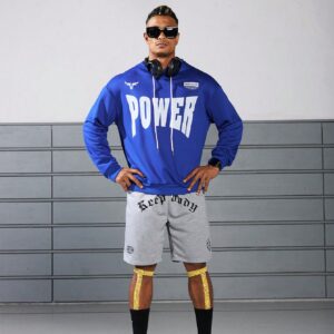 Boyfriend Style Men's Simple Printed Hooded Sports Sweatshirt Boyfriend Style Men Sweatshirt - Image 3