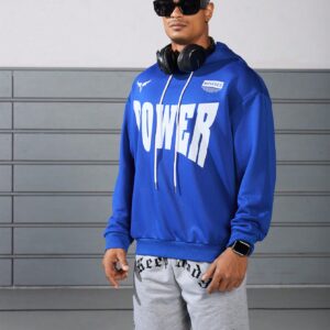 Boyfriend Style Men's Simple Printed Hooded Sports Sweatshirt Boyfriend Style Men Sweatshirt - Image 5
