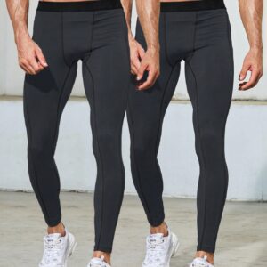 Boyfriend Style Men's Stylish Slim Fit Stretch Sports Leggings - Image 5