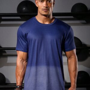 Boyfriend Style Men's Plain Simple Daily Sports T-Shirt & Tank Top Set