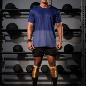 Boyfriend Style Men's Plain Simple Daily Sports T-Shirt & Tank Top Set - Image 3